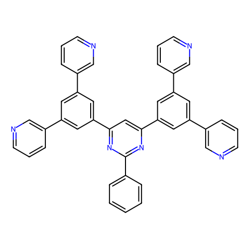 <em>4</em>,6-双(<em>3</em>,5-二(<em>3</em>-吡啶)基苯基)-2-苯基嘧啶，1097652-82-8，99%，Sublimed