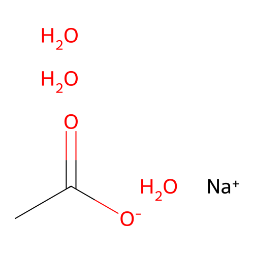 乙酸钠，三<em>水</em>，6131-90-4，ACS,99.0-101%