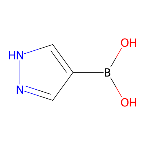 1H-吡唑-<em>4</em>-<em>硼酸</em>(含有<em>不定量</em><em>的</em><em>酸酐</em>)，763120-58-7，≥95.0%