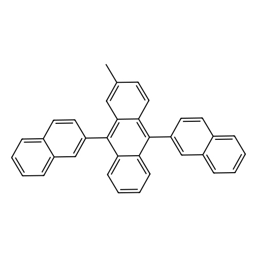 2-甲基-9,10-二(2-萘基)蒽，804560-00-<em>7</em>，>97.0%(HPLC)