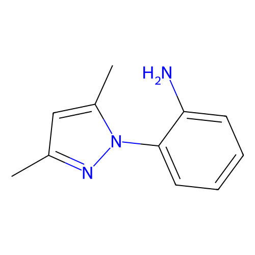 2-(3,5-<em>二甲基</em>-<em>1</em>H-<em>吡唑</em>-<em>1</em>-基)苯胺，60418-47-5，95%