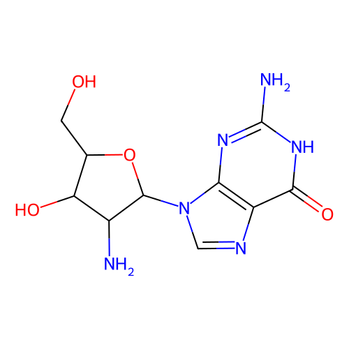 2'-氨基-2'-脱氧<em>鸟苷</em>，60966-26-9，98%