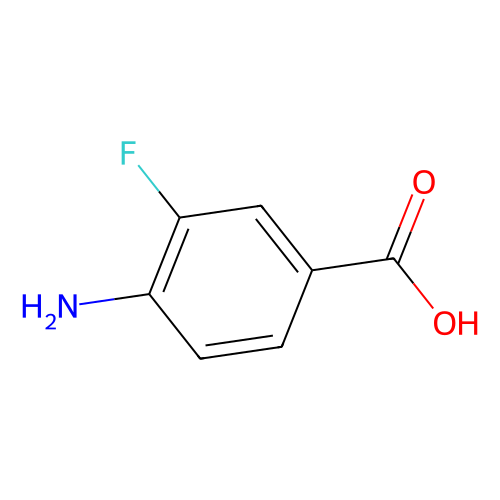4-氨基-3-氟苯甲酸，455-87-8，98