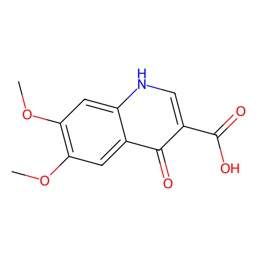 4-羟基-6,7-二甲氧基<em>喹啉</em>-3-羧酸，26893-<em>22</em>-1，98%