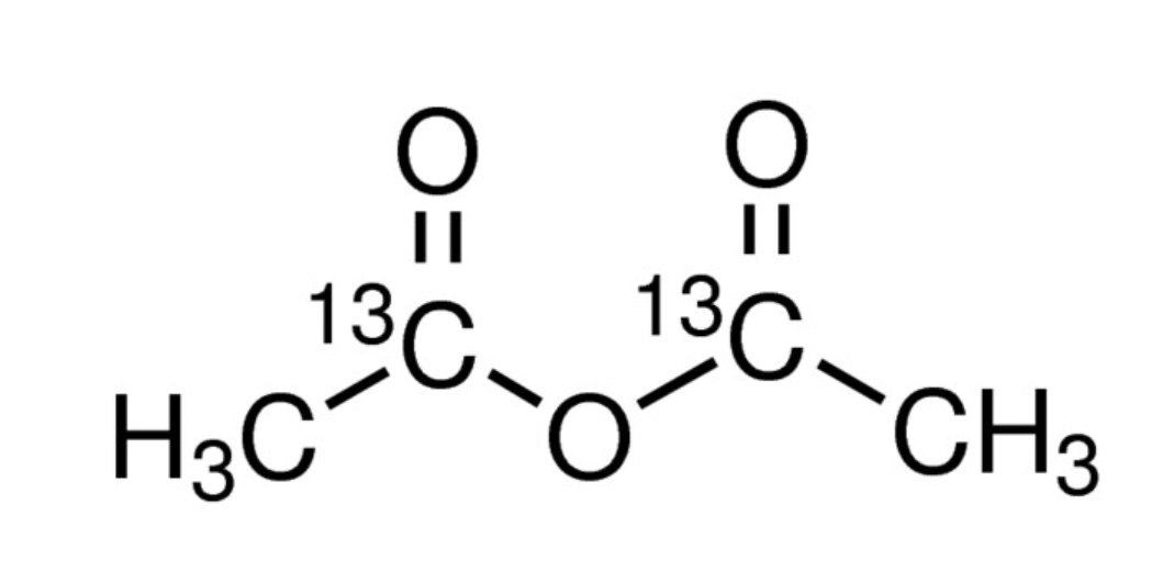 乙酸酐-1,1'-¹³<em>C</em>₂，90980-78-2，≥98%(<em>CP</em>),≥99 atom% ¹³<em>C</em>
