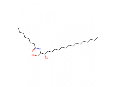 N-辛酰基-D-赤型-神经鞘氨醇，145774-33-0，98%