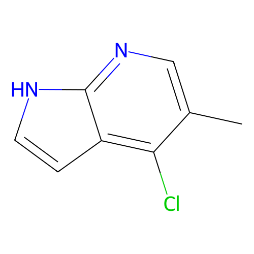 4-氯-<em>5</em>-<em>甲基</em>-1h-吡咯并[2,3-b]吡啶，1020056-<em>56</em>-7，98%