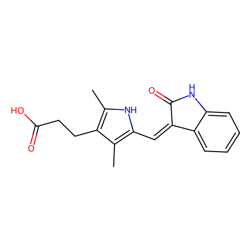 <em>TSU-68</em>（SU6668，Orantinib）,PDGFR抑制剂，252916-29-3，≥98%