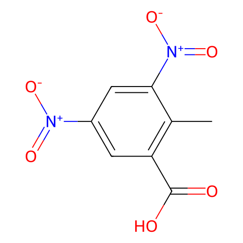 3,5-二<em>硝基</em>邻甲基苯甲酸，28169-<em>46</em>-2，98%