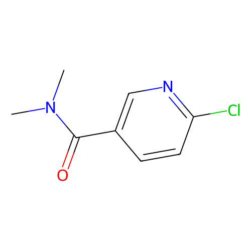 <em>6</em>-<em>氯</em>-N,N-<em>二甲基</em>-<em>3</em>-<em>吡啶</em>甲酰胺，54864-83-4，97%