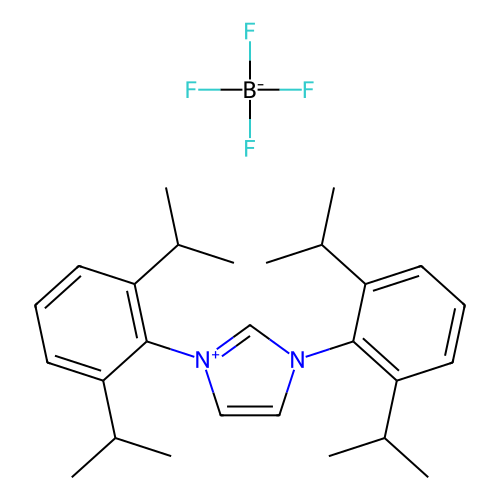 1,3-双(2,6-二异丙基苯基)-1H-咪唑-3-<em>鎓</em><em>四</em><em>氟</em><em>硼酸</em>盐，286014-25-3，98%