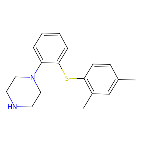 Vortioxetine，<em>508233</em>-74-7，10mM in DMSO