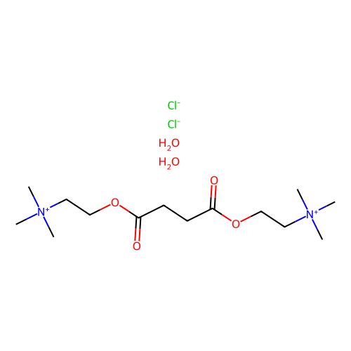 氯化琥珀酰胆碱二水合物，6101-15-1，10mM in Water