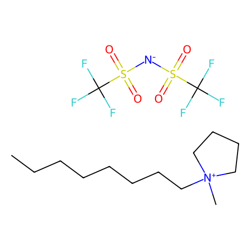 1-甲基-1-n-<em>辛基</em>吡咯<em>烷</em>鎓双(三<em>氟</em>甲磺酰基)亚胺，927021-43-0，98%