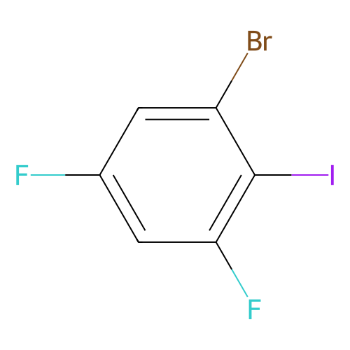 <em>1</em>-<em>溴</em>-<em>3</em>,5-二氟-2-<em>碘</em><em>苯</em>，175278-11-2，97%