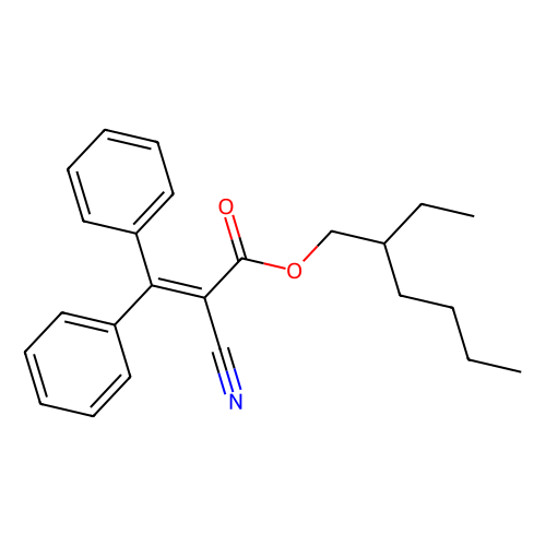 2-氰基-3,3-二苯基丙烯酸-2-乙基己酯，6197-30-4，97