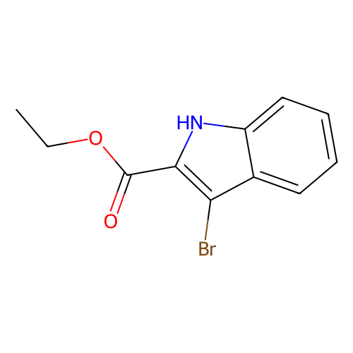 3-溴<em>吲哚</em>-2-<em>羧酸</em>乙酯，91348-45-7，95%