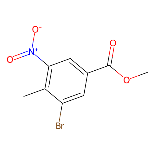3-溴-4-<em>甲基</em>-<em>5</em>-<em>硝基苯甲酸</em>甲酯，223519-08-2，97%