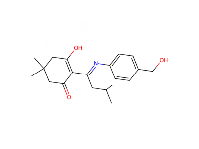 2-(1-{[4-(羟基甲基)苯基]氨基}-3-甲基丁亚基)-5,5-二甲基-1,3-环己烷二酮，172611-73-3，98%