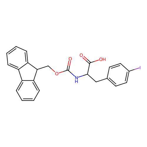 Fmoc-<em>L</em>-4-碘<em>苯丙氨酸</em>，82565-68-2，97%
