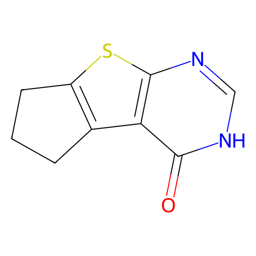 3,5,6,7-<em>四</em><em>氢</em>-4H-环戊基[b]<em>噻吩</em>[2,3-d]嘧啶-4-酮，14346-25-9，97%