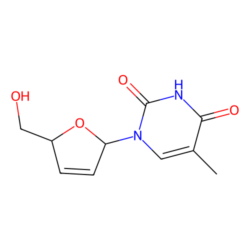 2',3'-二脱氢-3'-脱氧胸苷，3056-17-5，≥98