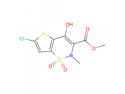 6-氯-4-羟基-2-甲基-2H-噻吩[2,3-e]-1,2-噻嗪-3-甲酸甲酯-1,1-二氧化物，70415-50-8，98%