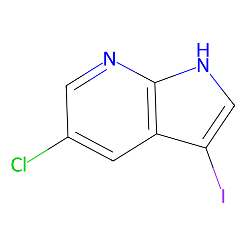 5-氯-<em>3</em>-碘-1H-<em>吡咯</em><em>并</em>[<em>2</em>,3-b]<em>吡啶</em>，900514-08-1，97%