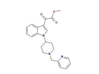 2-氧代-2-(1-(1-(吡啶-2-基甲基)哌啶-4-基)-1H-吲哚-3-基)乙酸甲酯，616898-64-7，90%