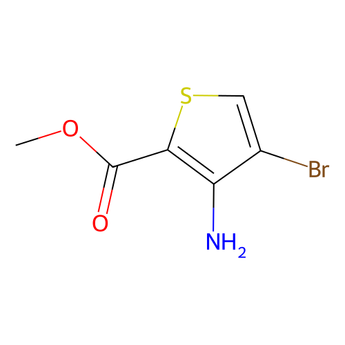 3-氨基-4-溴<em>噻吩</em>-<em>2</em>-<em>羧酸</em>甲酯，161833-42-7，98%