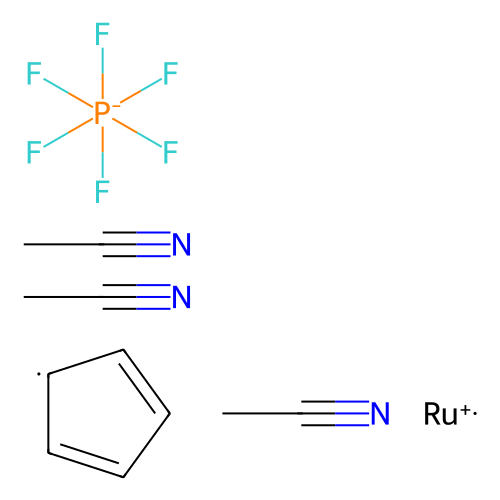 <em>三</em>(乙腈<em>基</em>)环戊<em>二</em><em>烯</em>六氟磷酸<em>钌</em>，80049-61-2，98%