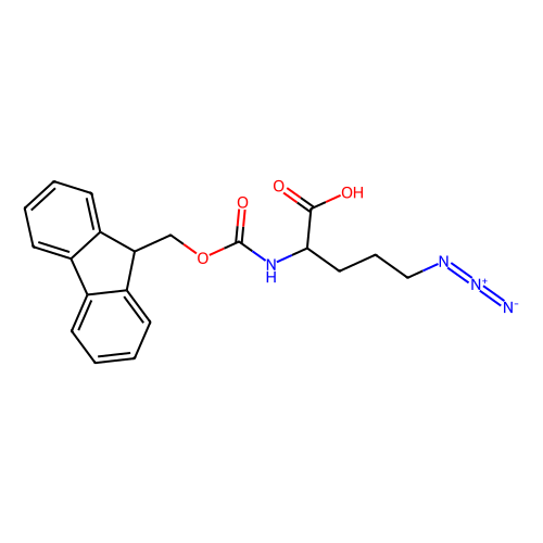(S)-5-<em>叠氮</em>-2-(芴甲氧羰基-氨基)戊酸，1097192-04-5，97%
