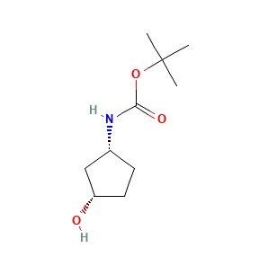 rel-[(<em>1</em>R,<em>3</em>S)-<em>3</em>-<em>羟基</em>环<em>戊基</em>]氨基甲酸叔丁酯，207729-03-1，98%