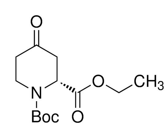 (R)-(+)-<em>1-Boc-4</em>-氧<em>哌啶</em>-2-甲酸乙酯，357154-16-6，97%