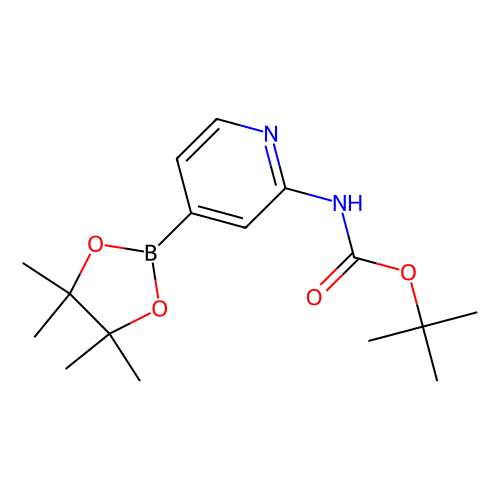 <em>2</em>-(Boc-<em>氨基</em>)吡啶-4-<em>硼酸</em><em>频</em>哪<em>醇</em><em>酯</em>，1095708-32-9，97%