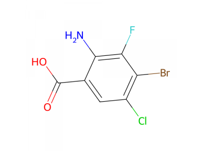 2-氨基-4-溴-5-氯-3-氟苯甲酸，1698027-17-6，≥95%
