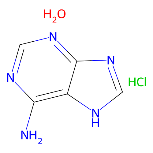 腺嘌呤<em>盐酸</em>盐 水合物，6055-<em>72</em>-7，98.5%(HPLC)