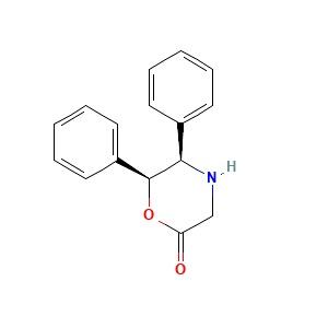 (5R,<em>6S</em>)-5,6-二苯基吗啉-2-酮，282735-66-4，98%