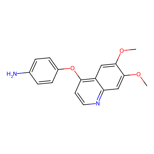 <em>4</em>-[(6,7-<em>二甲</em><em>氧基</em>喹啉-<em>4</em>-基)<em>氧基</em>]苯胺，190728-25-7，98%