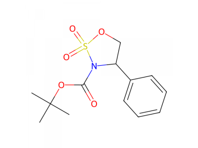 (4R)-4-苯基-1,2,3-恶噻唑烷-2,2-二氧化物-3-羧酸叔丁酯，1209467-60-6，97%