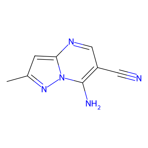 <em>7</em>-氨基-2-甲基吡唑并[1,5-a]嘧啶-6-<em>腈</em>，255389-<em>59</em>-4，97%
