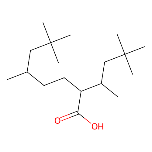 异硬脂酸(=2,2,4,8,10,10-<em>六甲</em>基十一烷-5-羧酸)，54680-48-7，>90.0%(GC)