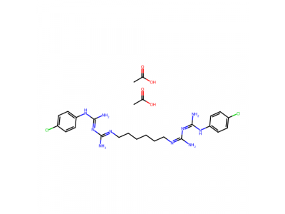 氯己定二乙酸盐水合物，206986-79-0，双（双胍）抗菌剂，98%