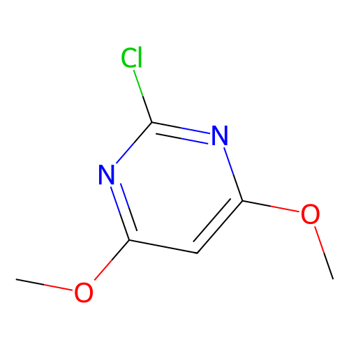 2-氯-<em>4</em>,6-二<em>甲</em><em>氧基</em><em>嘧啶</em>，13223-25-1，98%