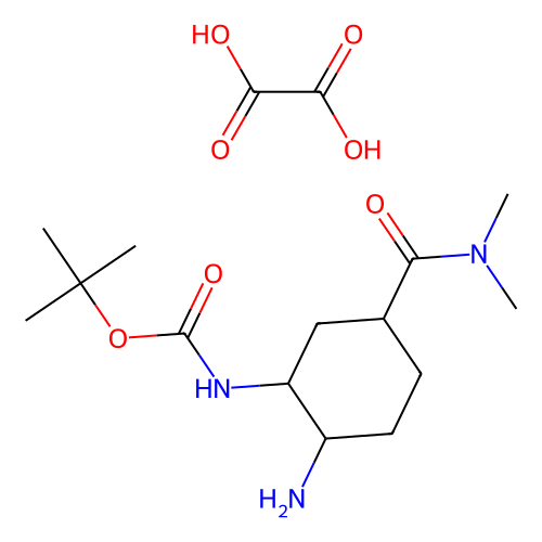 <em>N</em>-[(1R,2<em>S</em>,5<em>S</em>)-2-氨基-5-(二甲基氨基甲酰基)环己基]氨基甲酸草酸叔丁酯，1210348-34-7，98%