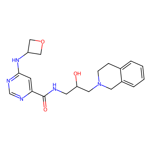 (S)-N-（<em>3</em>-（<em>3</em>,4-二氢异喹啉-<em>2</em> (<em>1H</em>)-<em>基</em>）-<em>2</em>-羟基丙基）-6-（氧杂坦-<em>3</em>-<em>基</em>氨基）嘧啶-4-甲酰胺，1616391-65-1，98% (HPLC)