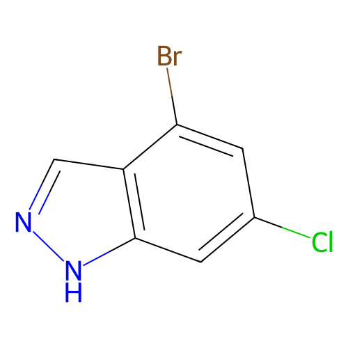 4-溴-<em>6</em>-氯-1H-<em>吲</em><em>唑</em>，885519-03-9，97%