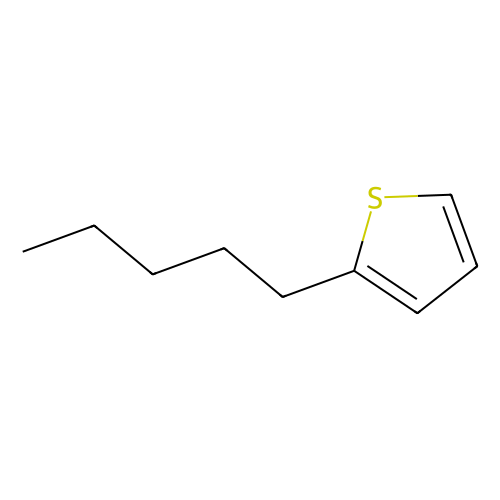 2-戊基<em>噻吩</em>，4861-58-9，>98.0%(GC)