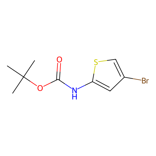 (<em>4</em>-溴<em>噻吩</em>-<em>2</em>-<em>基</em>)氨基甲酸叔丁酯，868387-45-5，97%