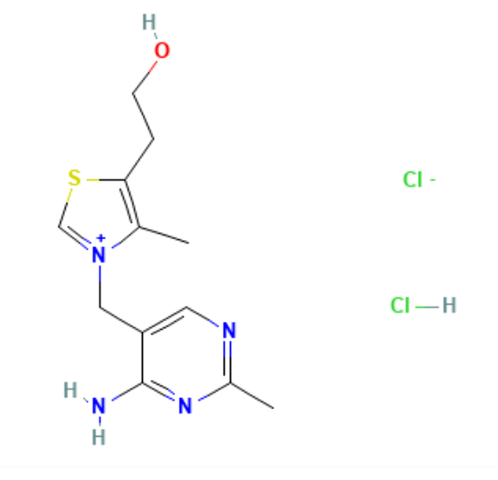 盐酸硫胺，67-03-8，<em>无</em>动物源, <em>低</em>内毒素, ≥99%,用于细胞培养(培养基原料)